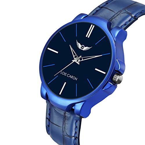 Men's Analog Leather Watch
