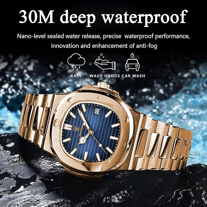 Luxury Stainless Steel Watch
