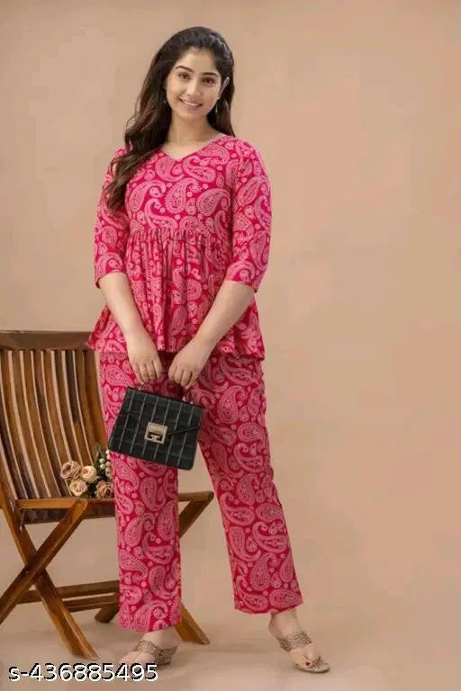 Women's Printed Co-Ord Set