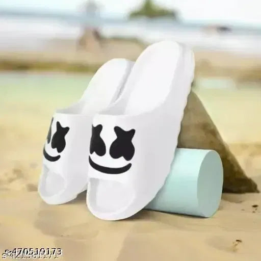 White Smiley Slides