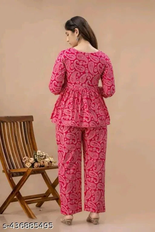 Women's Printed Co-Ord Set
