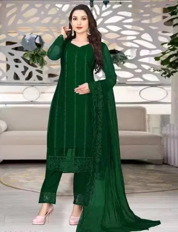 Kurta With Dupatta And Bottomwear
